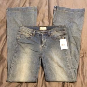 NWT Free People Stevie Wash Flare Jeans
